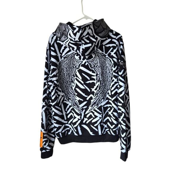 Loudboy Backdoor Men's Graphic Winged Hoodie NWOT Size Large - Picture 2 of 4